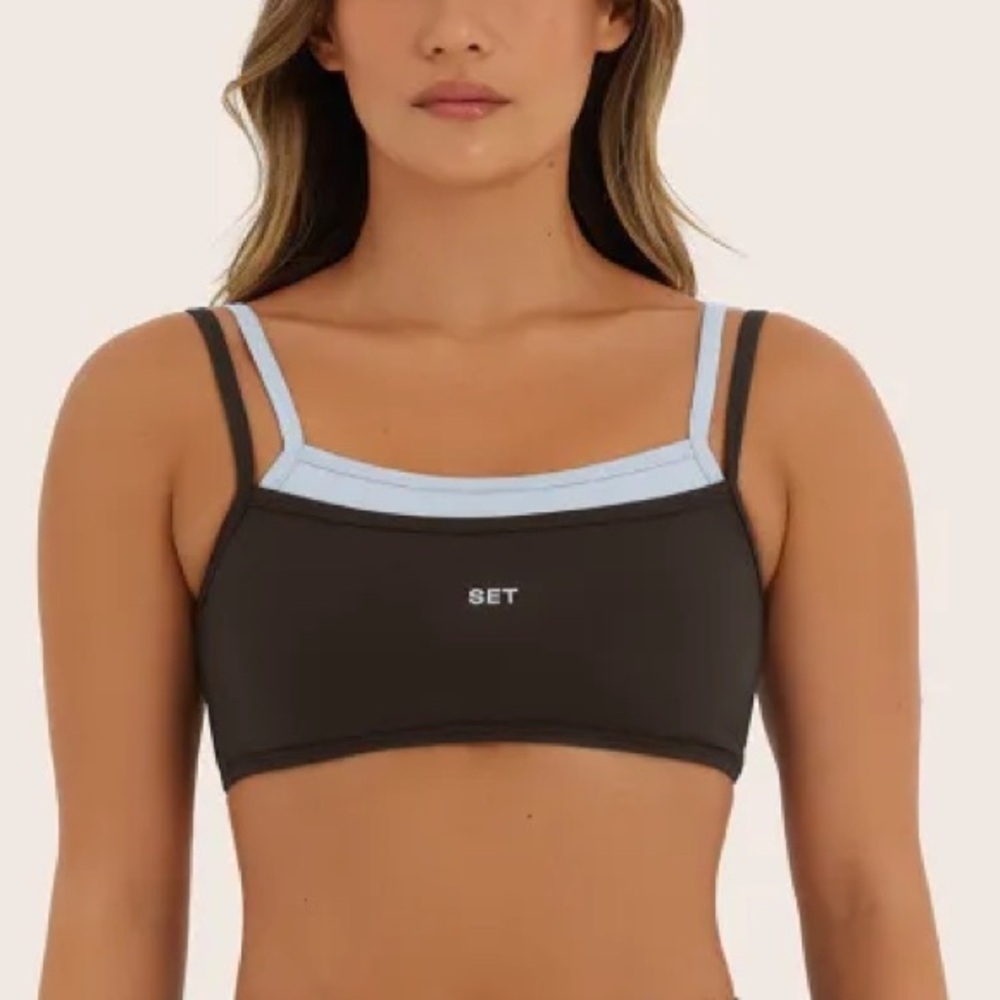 Set Active Formcloud Cloud Training Bra - Birthday Espresso
